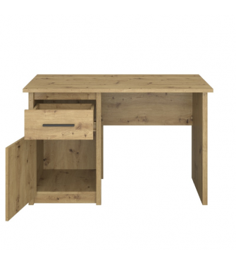 Biurko jednodrzwiowe z szufladą AYSON/120 dąb artisan
