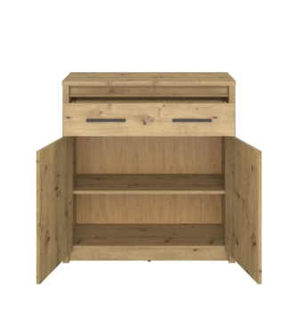 Komoda dwudrzwiowa z szufladą AYSON dąb artisan