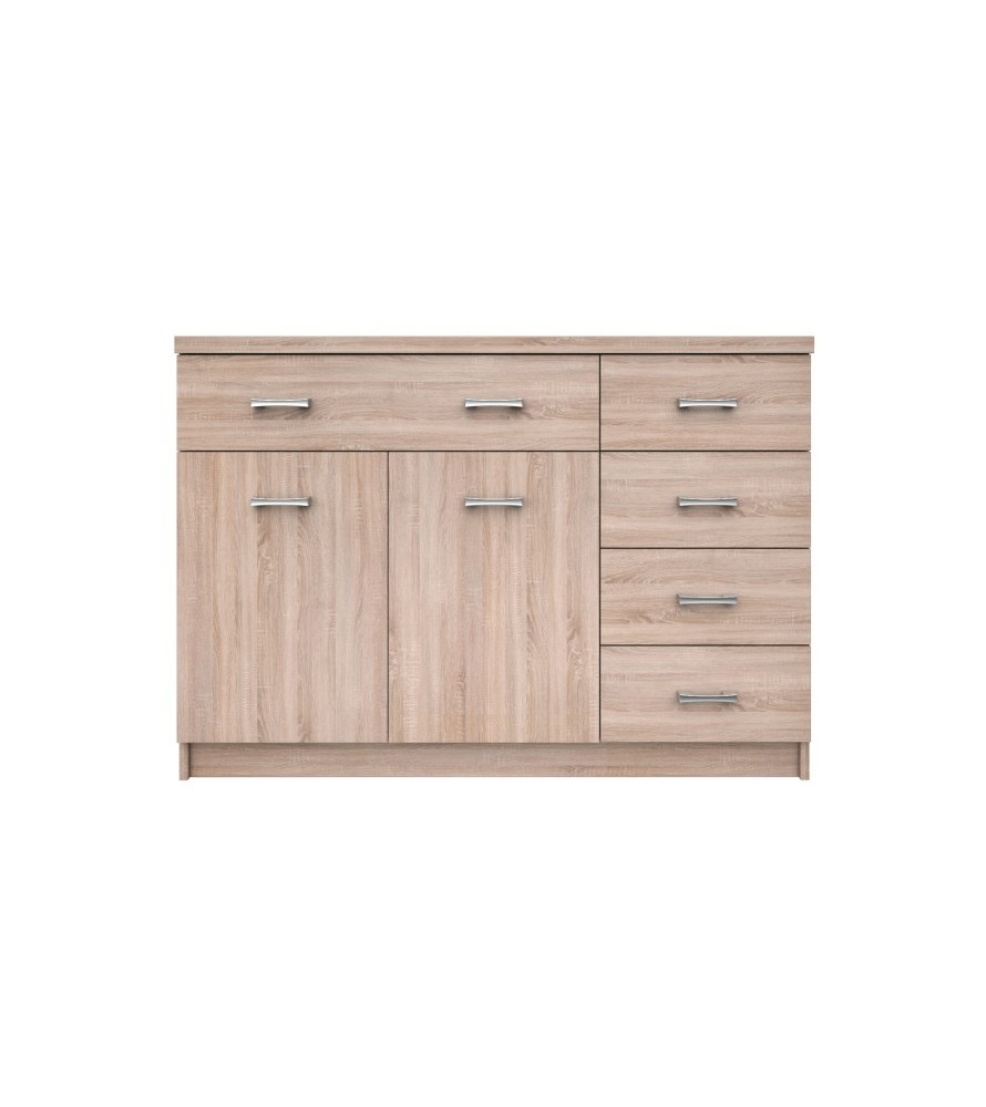 Komoda dwudrzwiowa z 5 szufladami TOP MIX