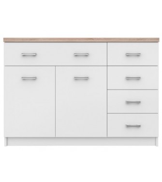 Komoda dwudrzwiowa z 5 szufladami TOP MIX